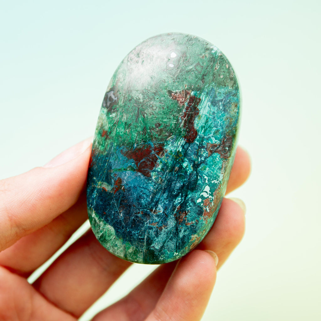 Shattuckite Tumble Stone - 7 cm 90 gr — photo 2