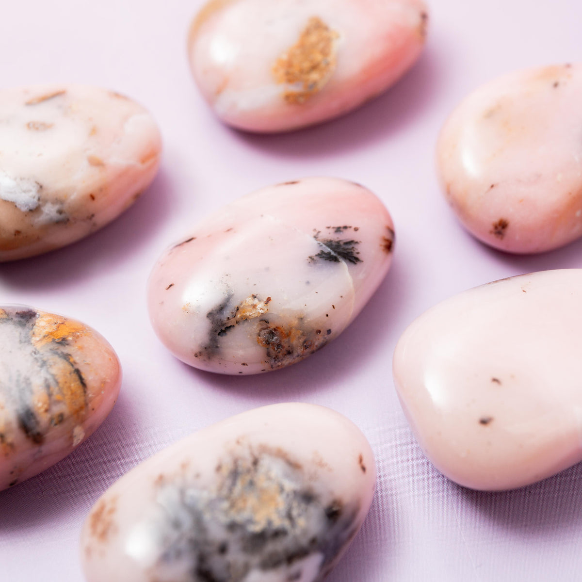 Pink Opal Tumble Stone - 3 cm