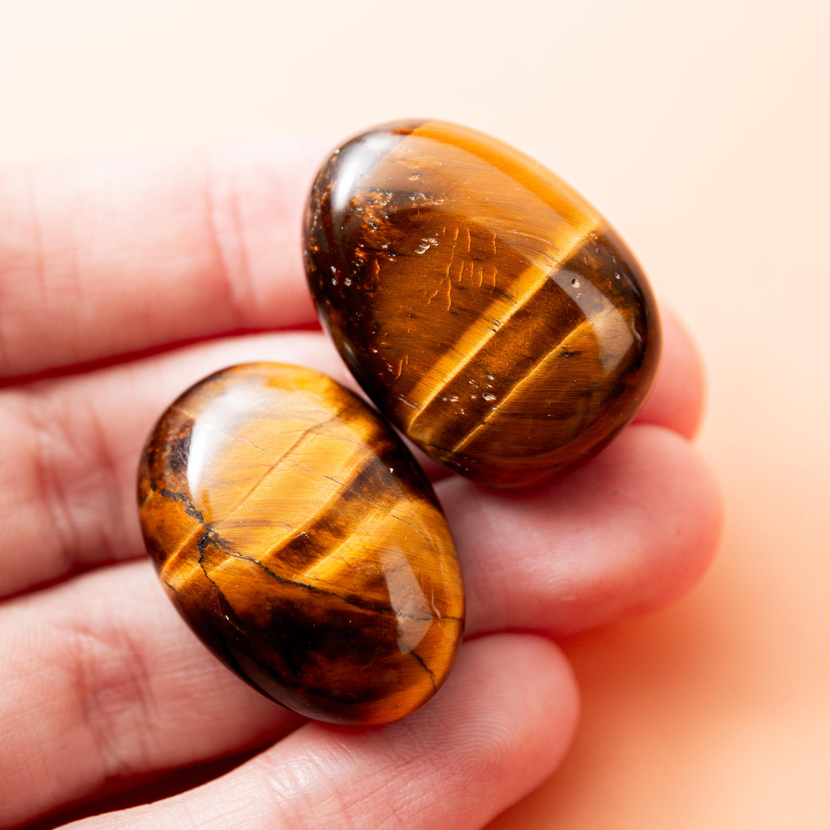 Tiger's Eye Tumble Stone - 3 cm