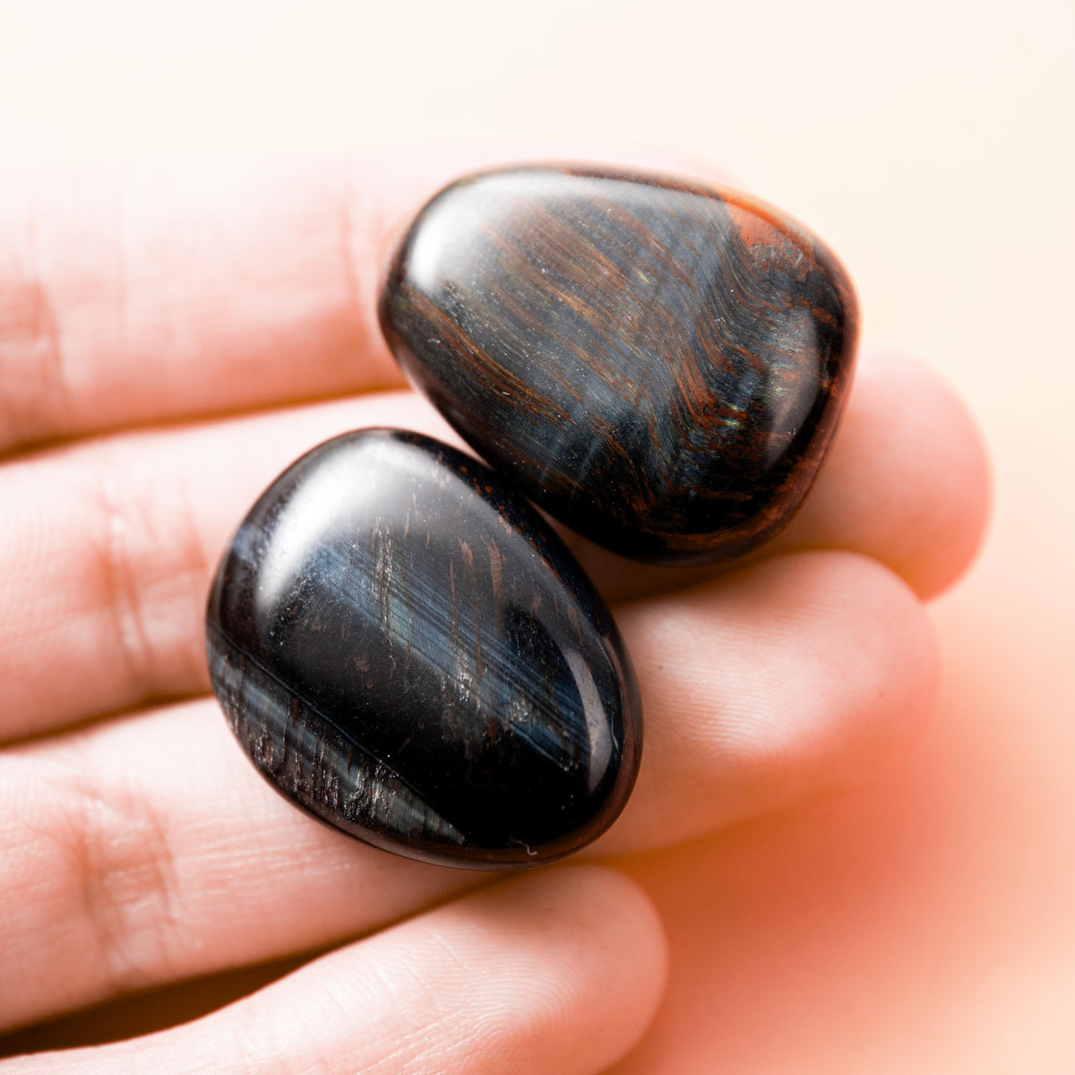 Falcon Eye Tumble Stone - 3 cm