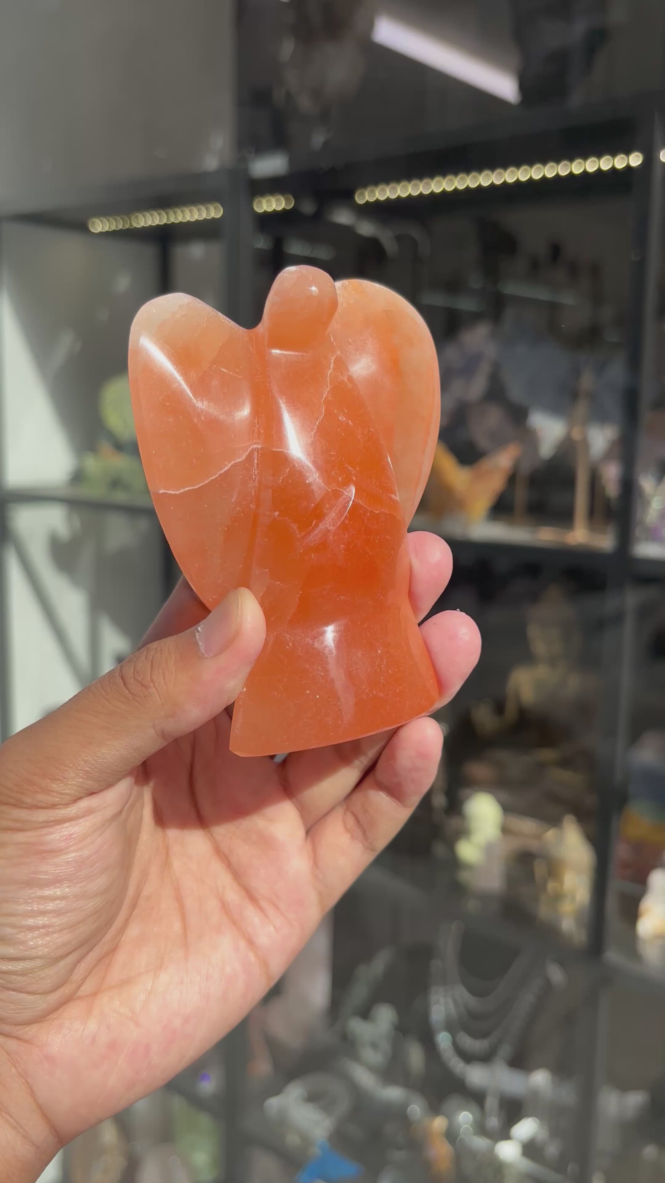 Selenite Orange Angel - 10cm/245g